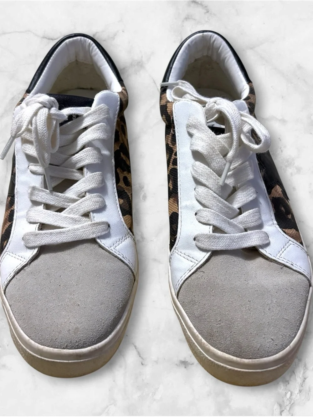 Steve Madden Philip Leopard Print Sneakers
